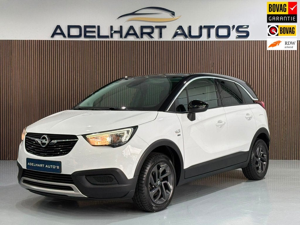 Opel Crossland X 1.2 Turbo 120 Jaar Edition Automaat / Full, 840 kg, Gebruikt, Wit, Origineel Nederlands