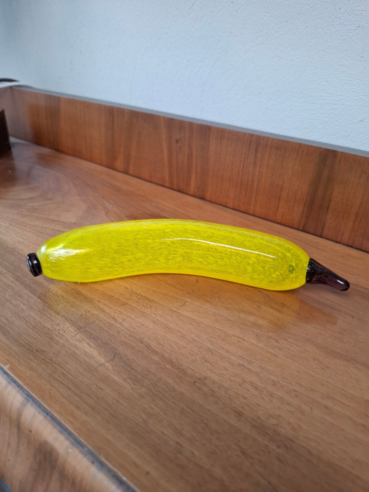 Kosta Boda glazen banaan - Frutteria, Sahlin, Ophalen of Verzenden