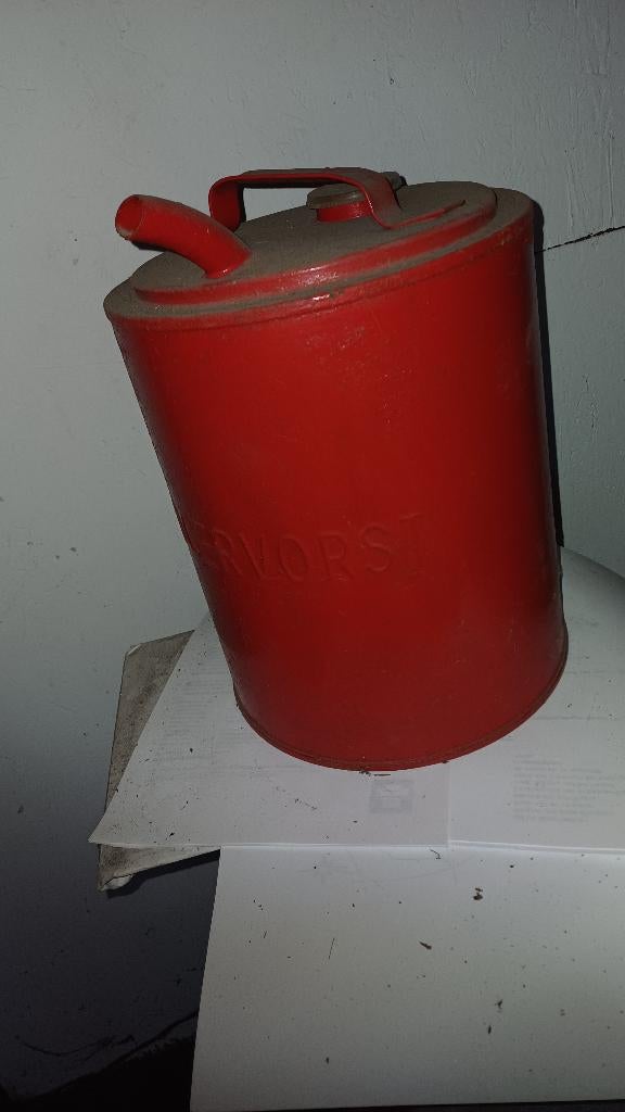 te koop olieblik of olievat, Ophalen of Verzenden, Gebruikt, Overige