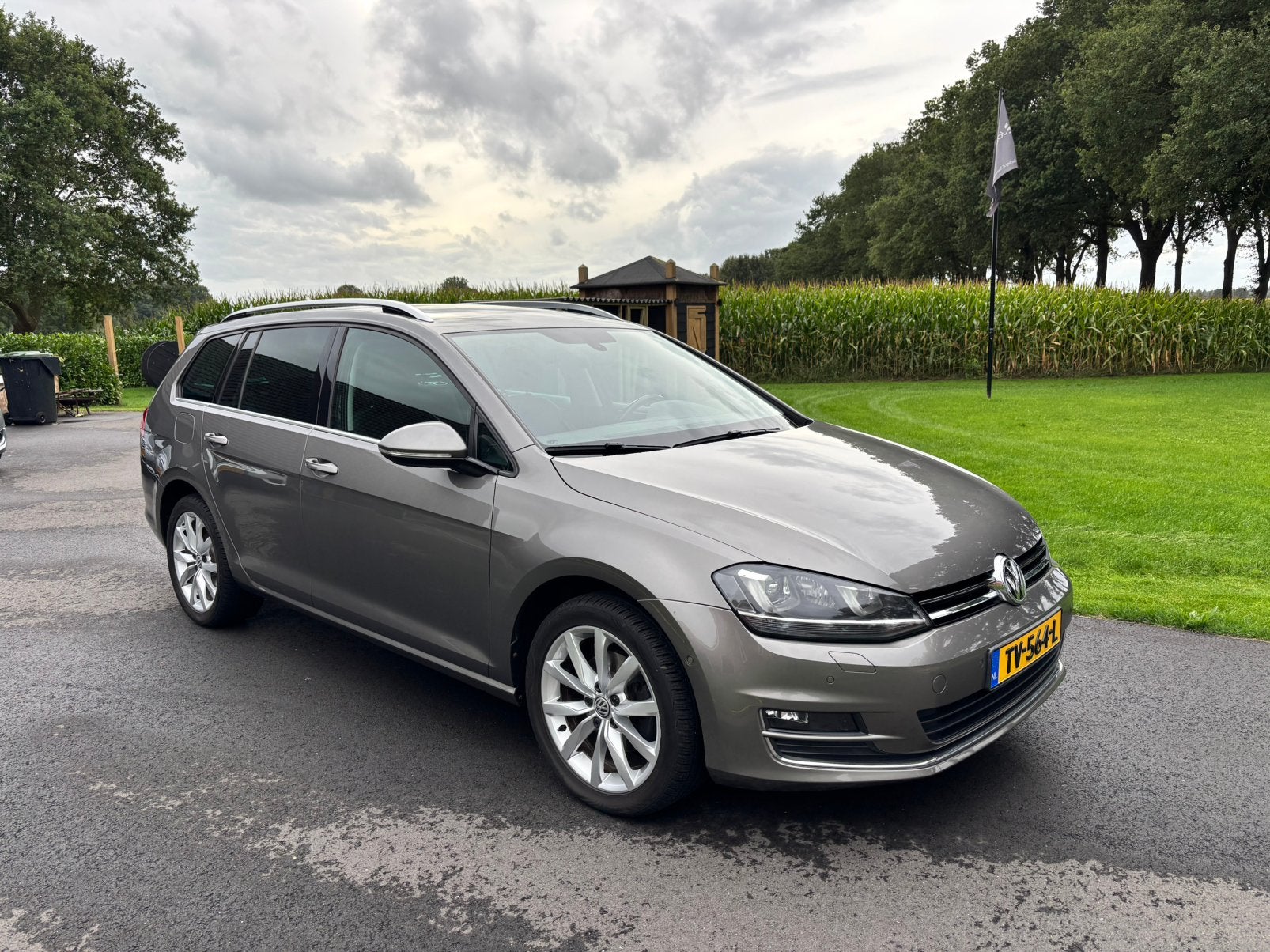 Volkswagen Golf 1.4 TSI 90KW Variant DSG 2014 Grijs, Auto's, 4 cilinders, 122 pk, Voorwielaandrijving, Automaat