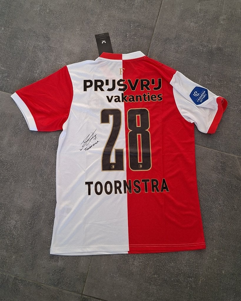 Shirt met originele handtekening; Jens Toornstra # Feyenoord, Ophalen of Verzenden, Nieuw, Feyenoord, Shirt