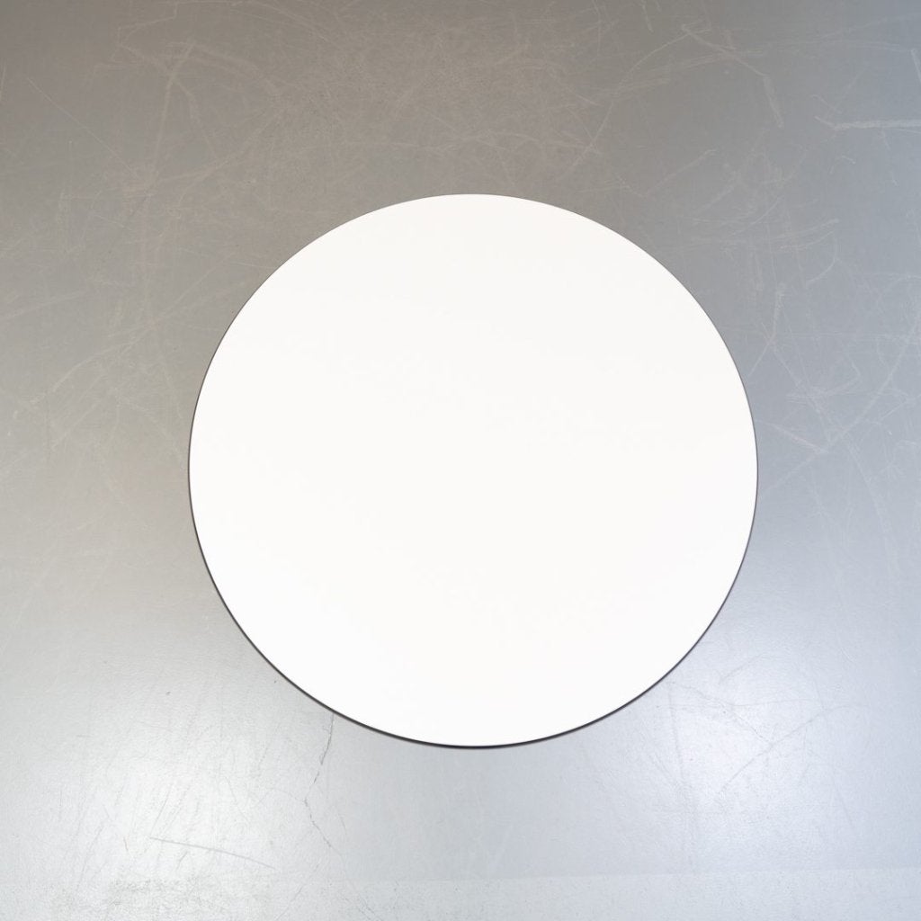 Vitra Contract Tabel Tafel Kunststof Ø80 cm - Chroom, Niet ingevuld, Zo goed als nieuw, Niet ingevuld, Niet ingevuld