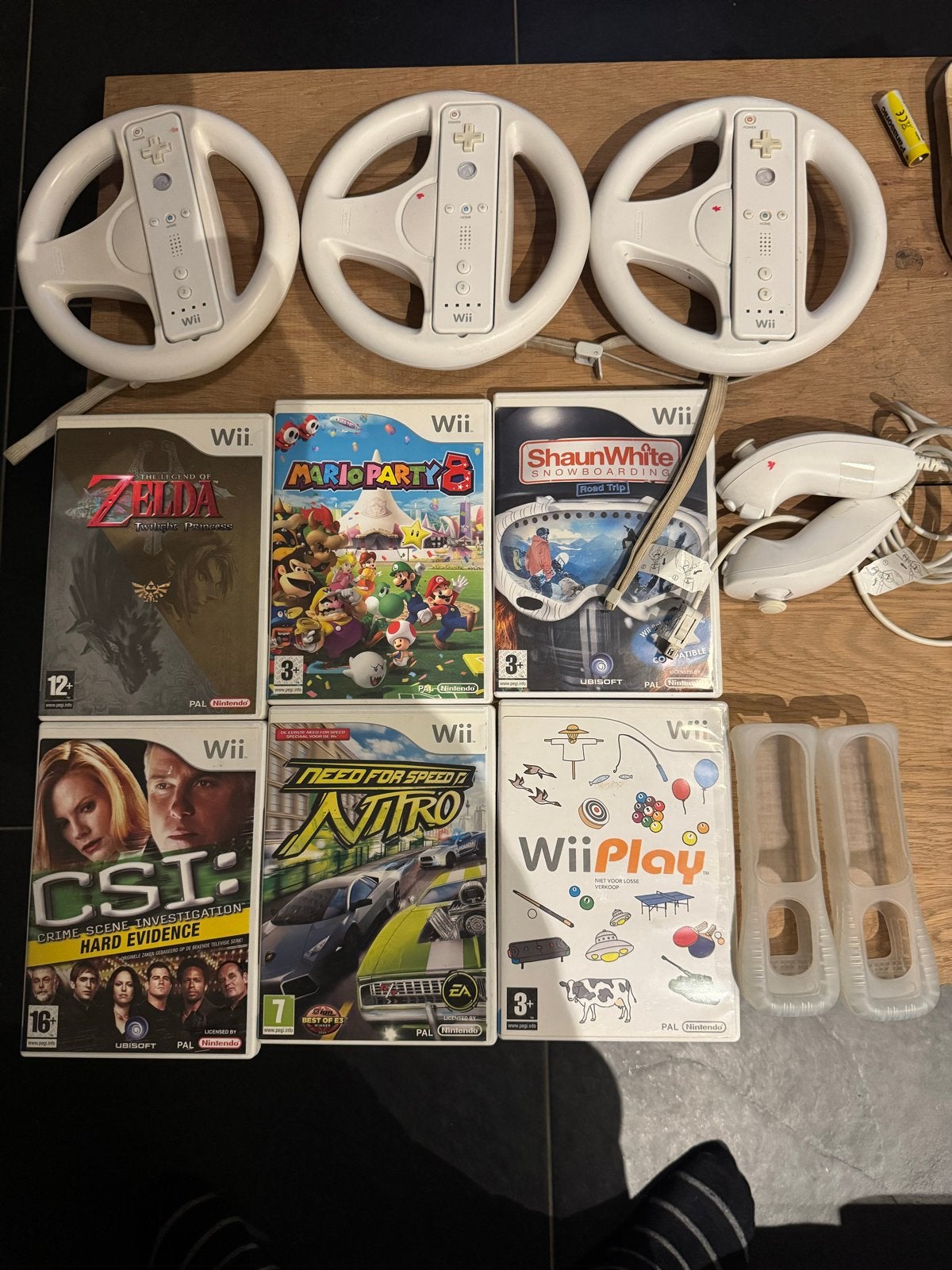 Nintendo Wii Bundel met spellen en accessoires, Spelcomputers en Games, Avontuur en Actie, Gebruikt, Eén computer, Ophalen of Verzenden
