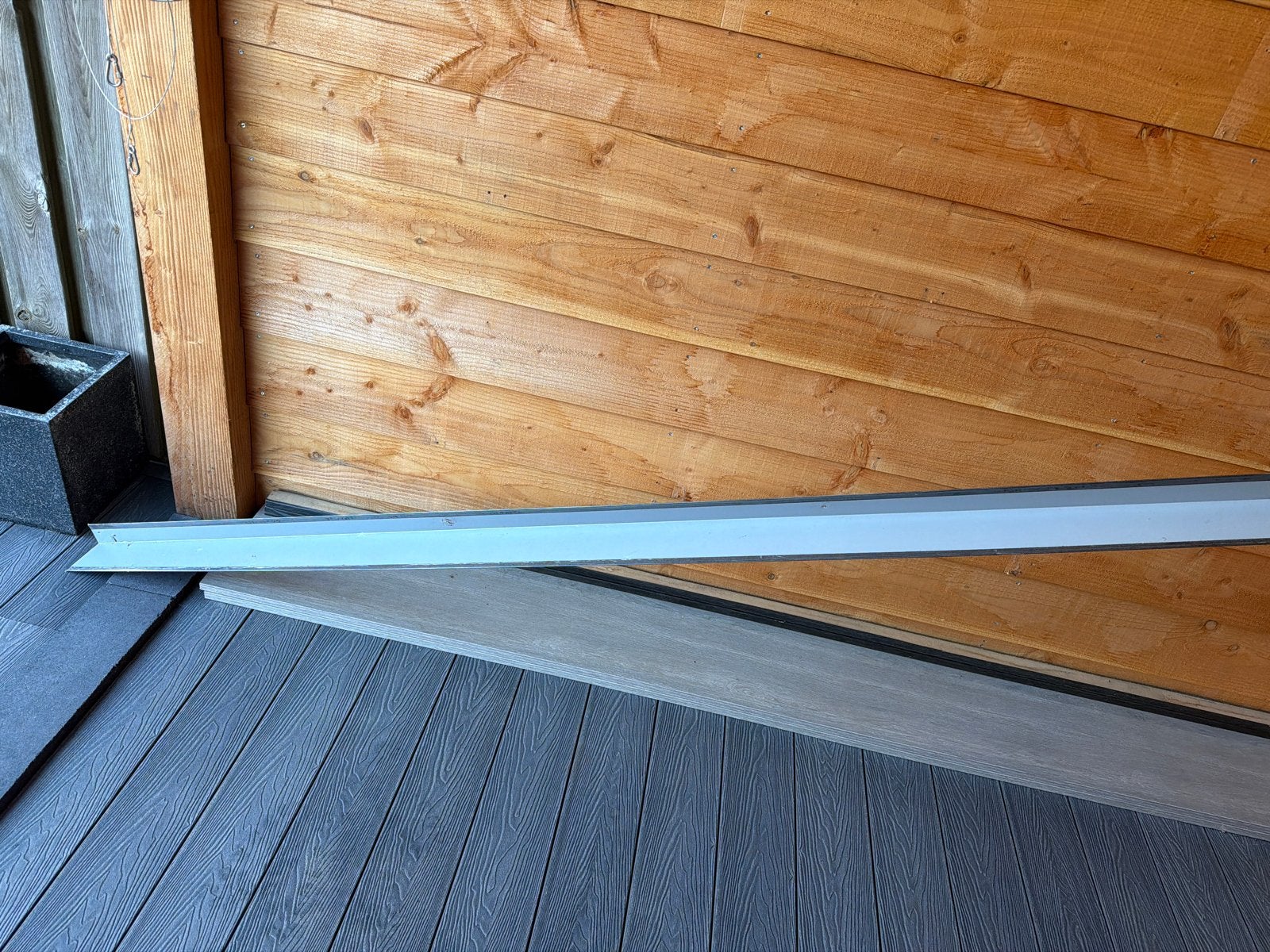Aluminium dakrandprofiel voor overkapping/veranda, Ophalen of Verzenden, Gebruikt