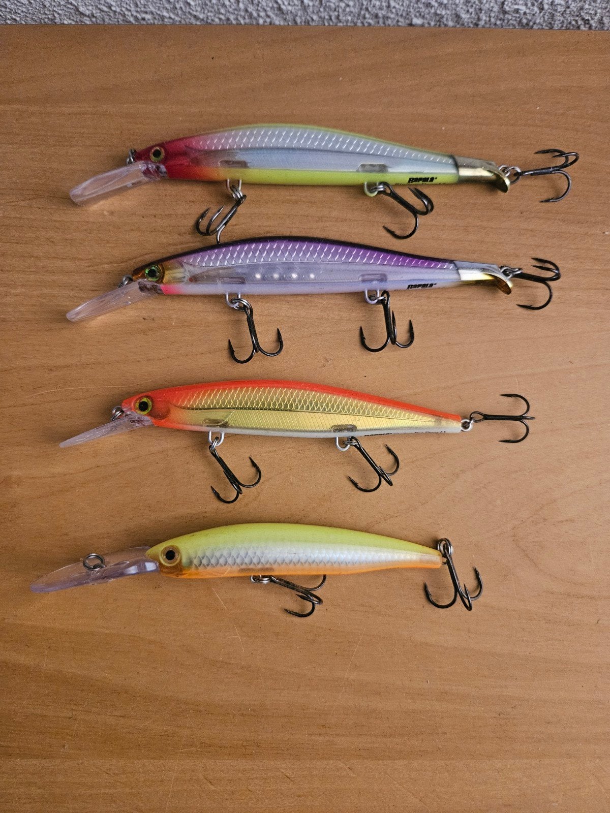 4 x Rapala Twitch Ripstop etc, Watersport en Boten, Ophalen of Verzenden, Overige typen