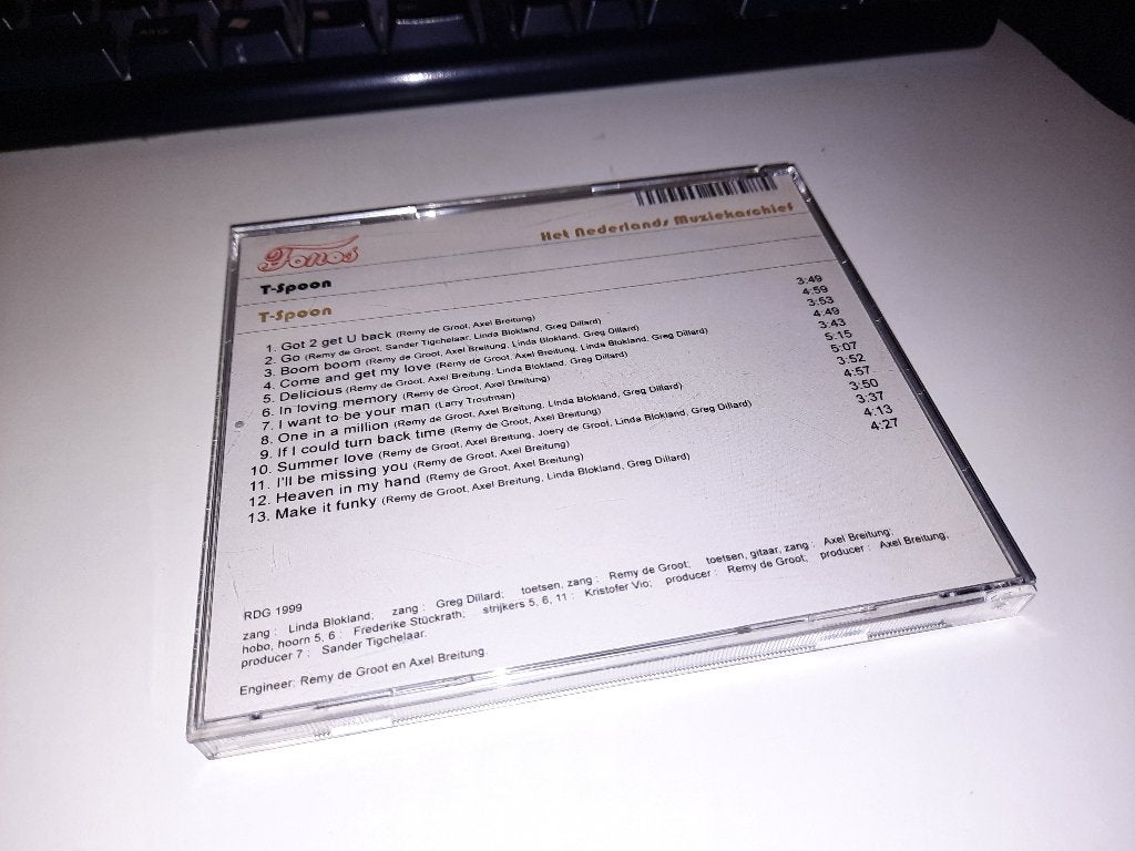 CD RARE FONOS T-Spoon – T-Spoon, Cd's en Dvd's, Ophalen, Zo goed als nieuw