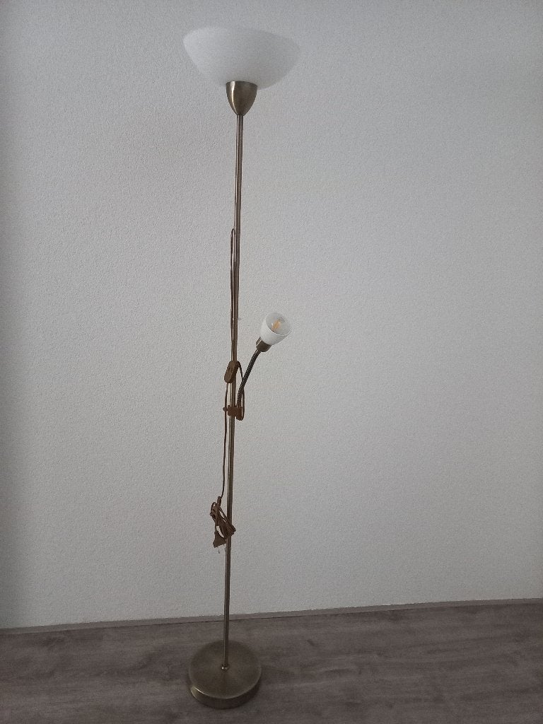 Vloerlamp, Ophalen, Zo goed als nieuw, Glas, 150 tot 200 cm