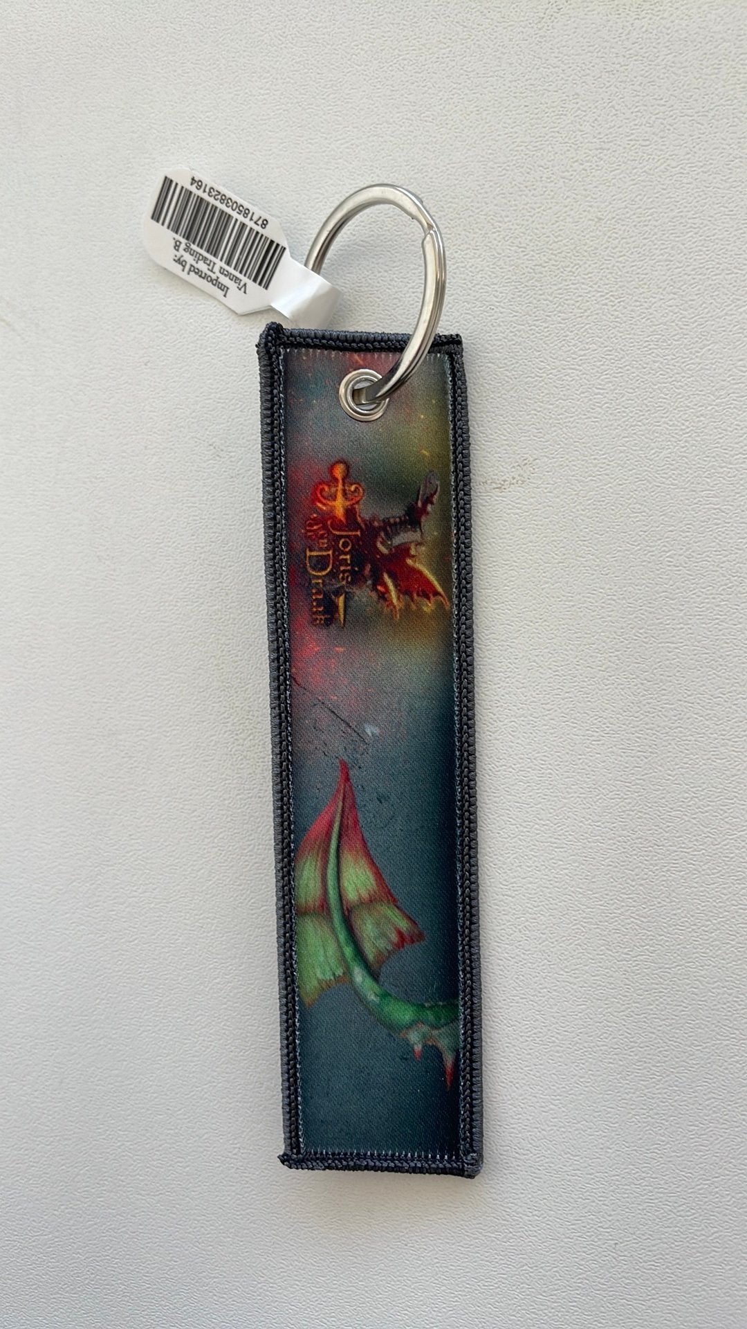 Efteling Flighttag Sleutelhanger Joris en de Draak, Ophalen of Verzenden, Nieuw, Gebruiksvoorwerp