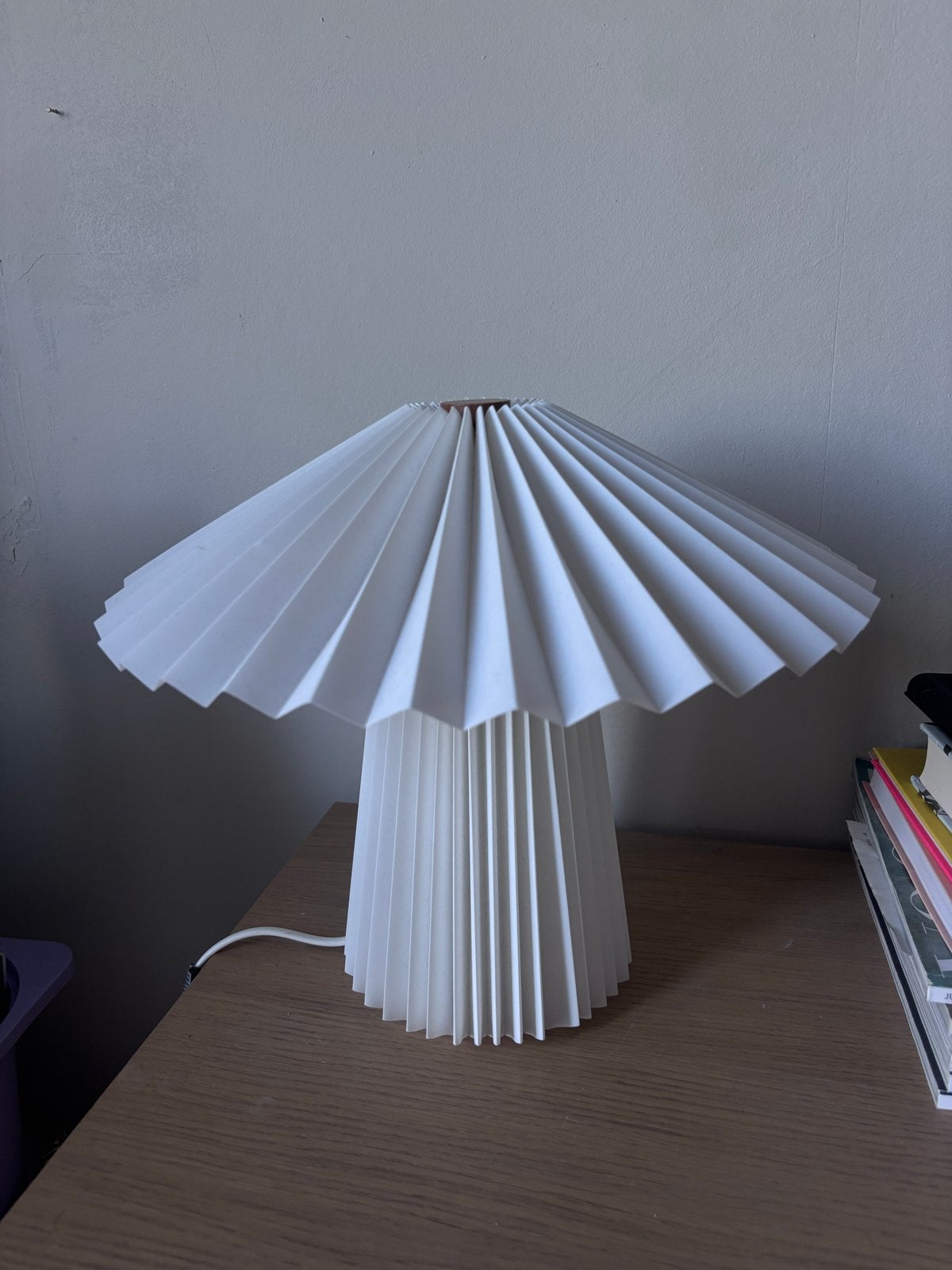 IKEA Kuddlava Tafellamp - Exclusief Lichtbron, Kunststof, Wit, Ophalen of Verzenden, IKEA