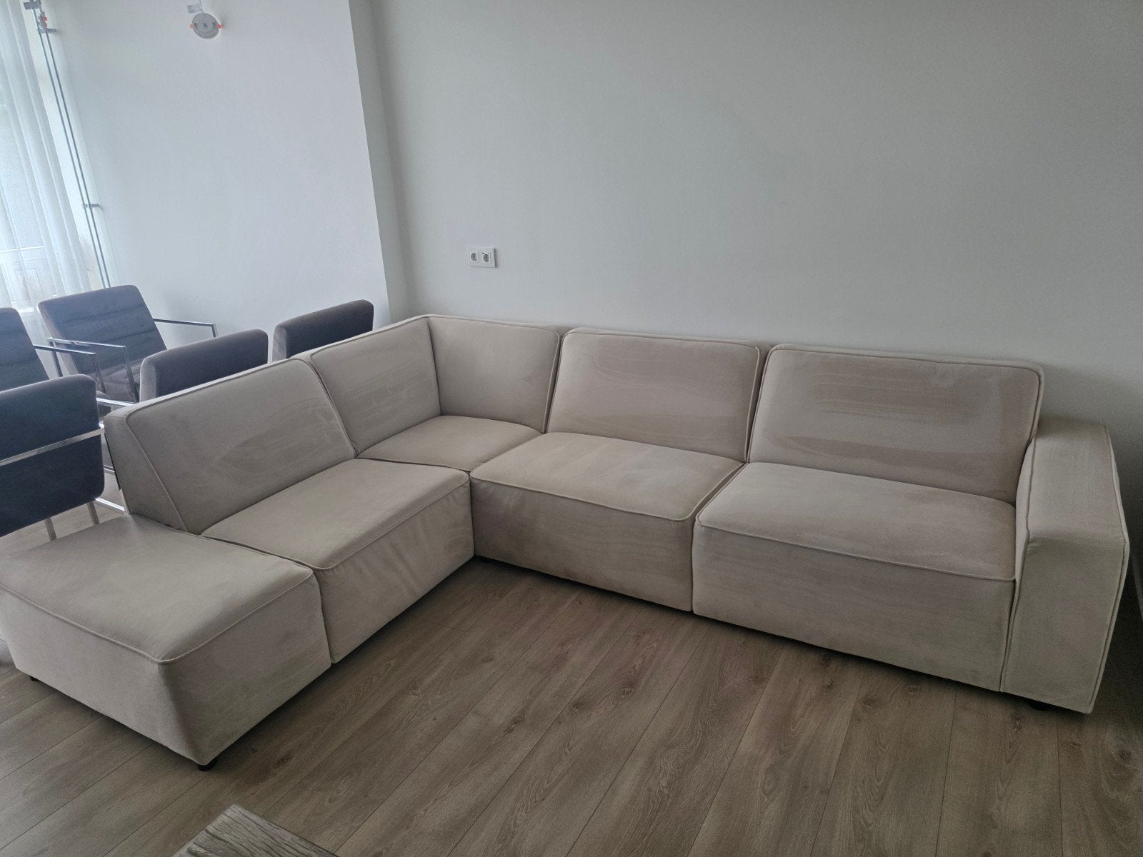 Decor Wonen Elia XL Hoekbank Loungebank, Huis en Inrichting, Ophalen, Zo goed als nieuw, Stof
