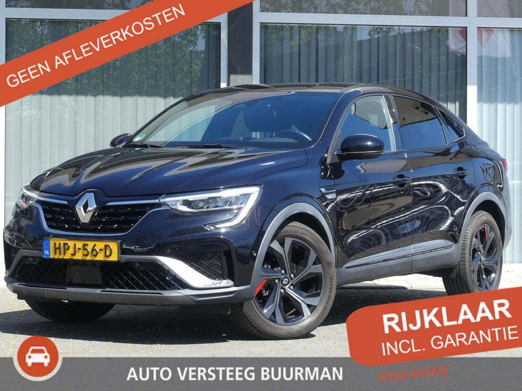 Renault Arkana 1.3 mild hybrid 160 R.S. line Automaat, Dodeh, Gebruikt, 4 cilinders, Zwart, 1330 cc