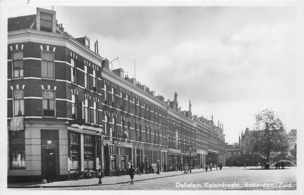 701-009-029 Rotterdam  Katendrecht Deliplein, Verzenden, Voor 1920, Zuid-Holland
