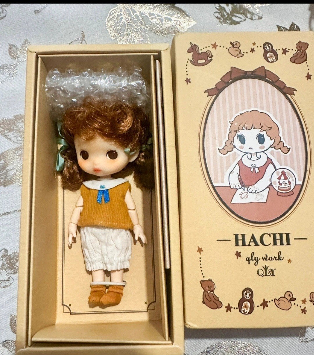 bjd ob11 , HACHI doll, van QLY gly works fullset, Ophalen of Verzenden, Zo goed als nieuw, Pop