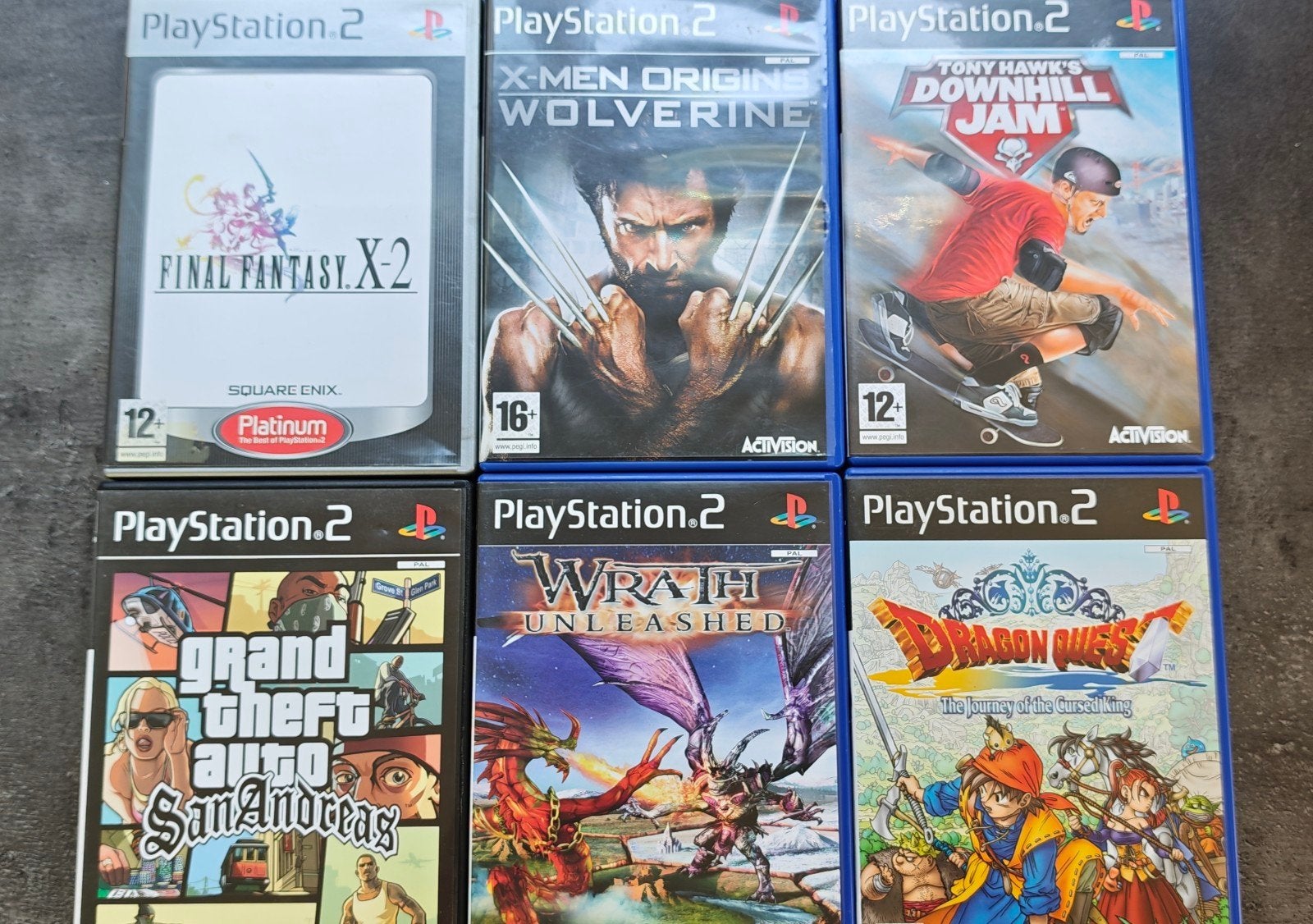 PlayStation 2 Games: Final Fantasy, GTA, X-Men, Dragon Quest, Spelcomputers en Games, Gebruikt, Overige genres, 1 speler, Ophalen of Verzenden