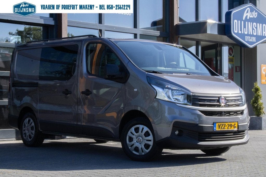 Fiat Talento 1.6 MJ EcoJet L1H1 SX|Dubbelcabine|Airco|, Auto's, 121 pk, Stof, Gebruikt, 4 cilinders