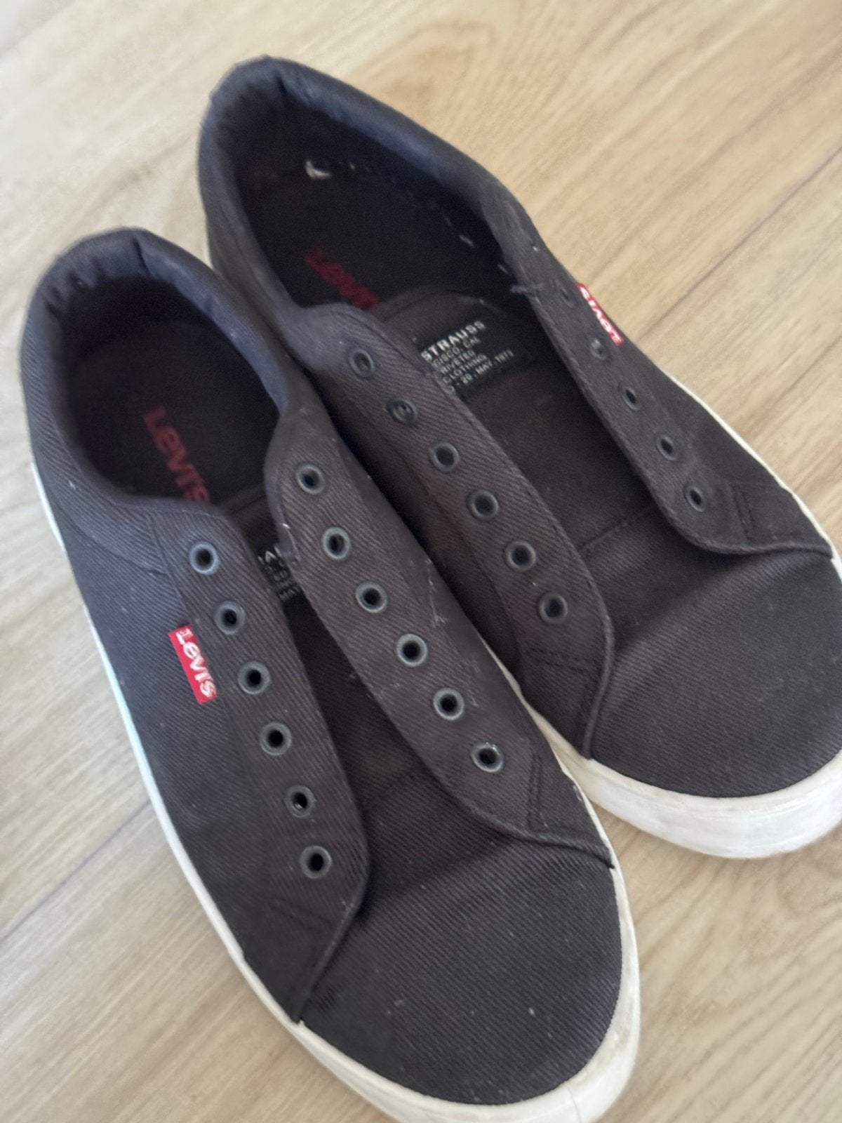 Levi's sneakers - Zwart - Maat 38 - Veter nodig, Ophalen, Gedragen, Zwart, Sneakers of Gympen