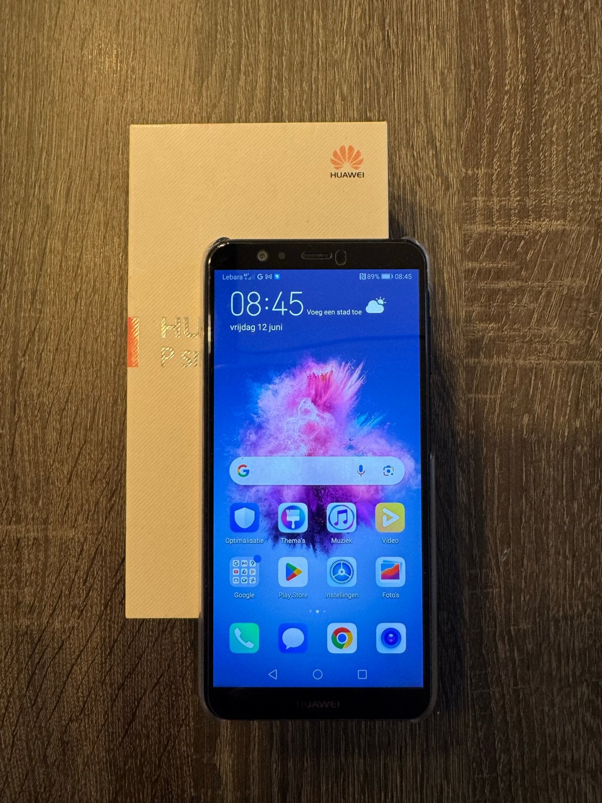 Huawei P smart (FIG-LX1) Zwart - Nieuw met doos en lader, Verzenden, Zwart, Touchscreen, Nieuw
