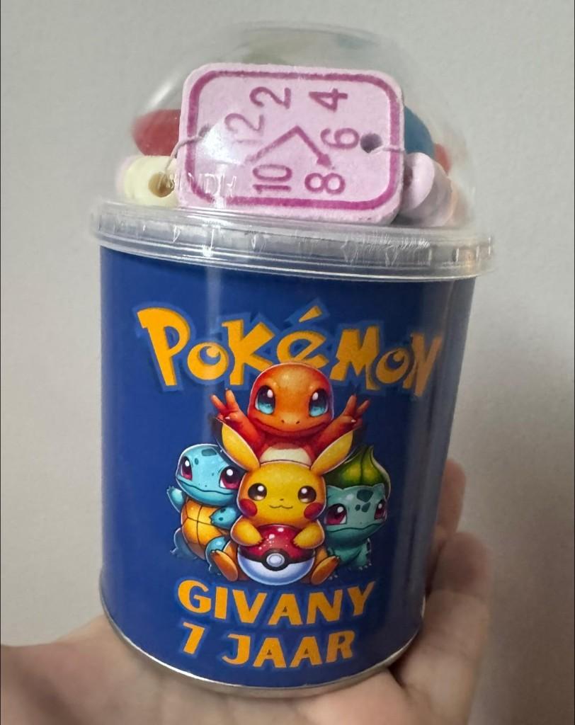 Pokemon Pringels traktatie, Ophalen, Nieuw, Feestartikel, Verjaardag