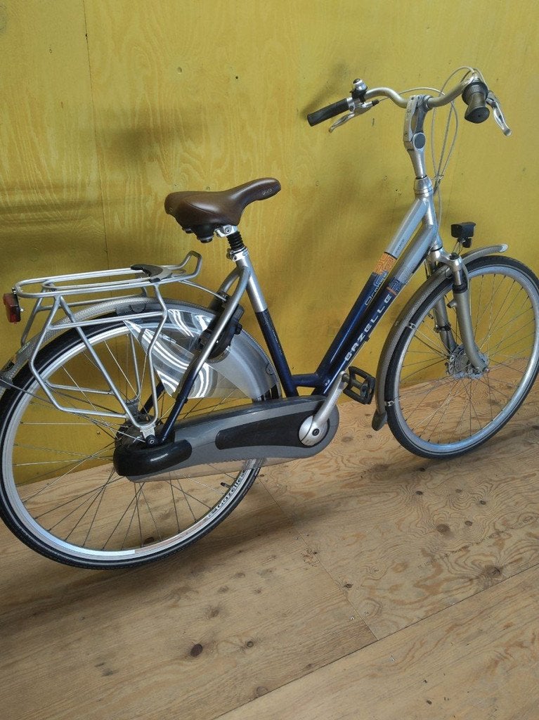 Gazelle Orange Dames Blauw/Zilver 53cm, Fietsen en Brommers, Fietsen | Dames | Damesfietsen, Gebruikt, Gazelle, 53 tot 56 cm