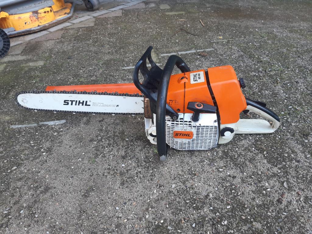 Tk zware prof Stihl MS 460 kettingzaag motorzaag, Tuin en Terras, Hand-tuingereedschap, Ophalen, Gebruikt