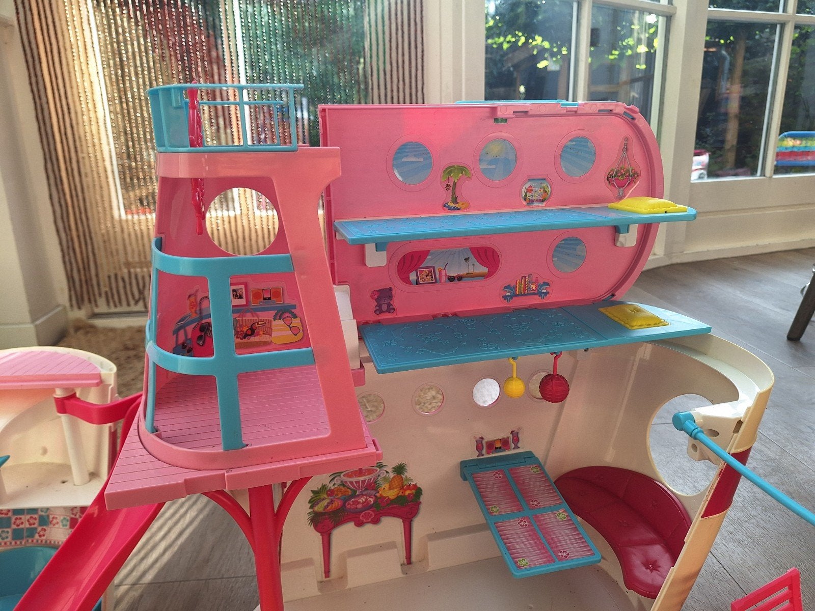 Barbie Droomboot / Cruise Schip met Zwembad en Accessoires, Ophalen, Gebruikt, Meisje