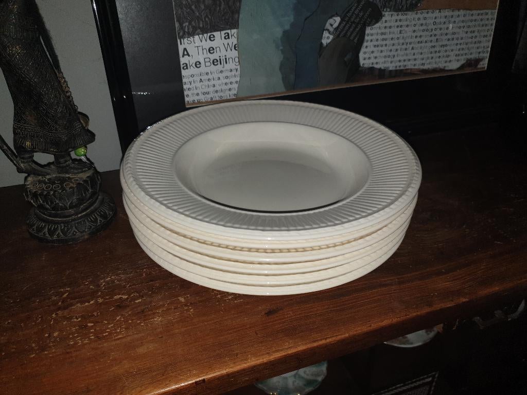 Wedgwood edme – 7 soepborden, Overige typen, Ophalen of Verzenden, Zo goed als nieuw, Wedgwood