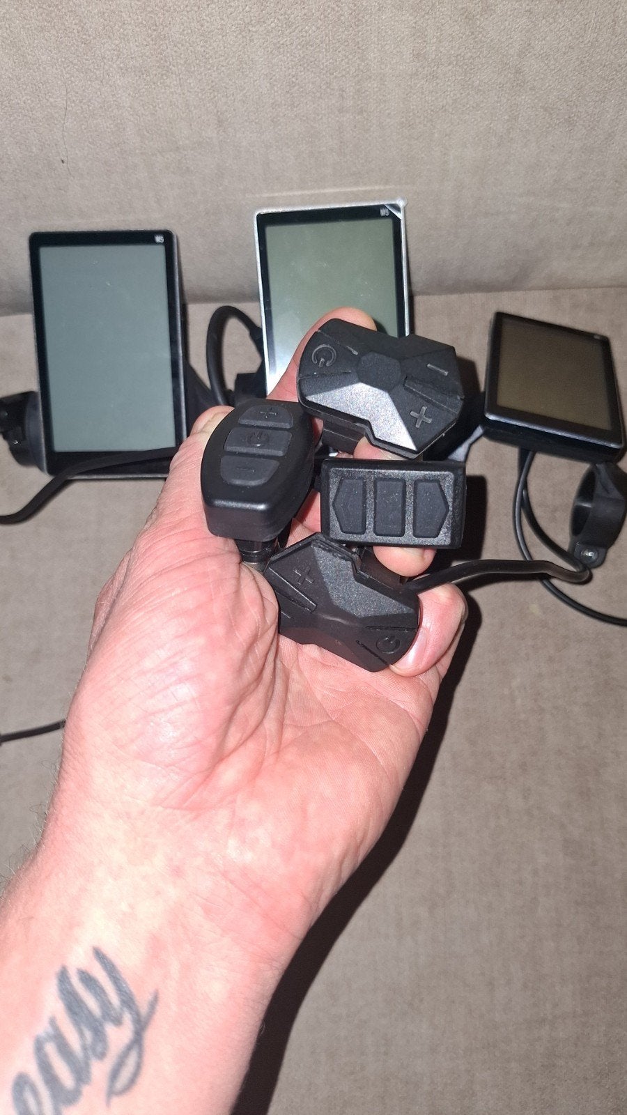 Bafang Display en Bedieningspaneel voor E-bike, Elektrische fiets, Gebruikt, Bafang, Overige typen