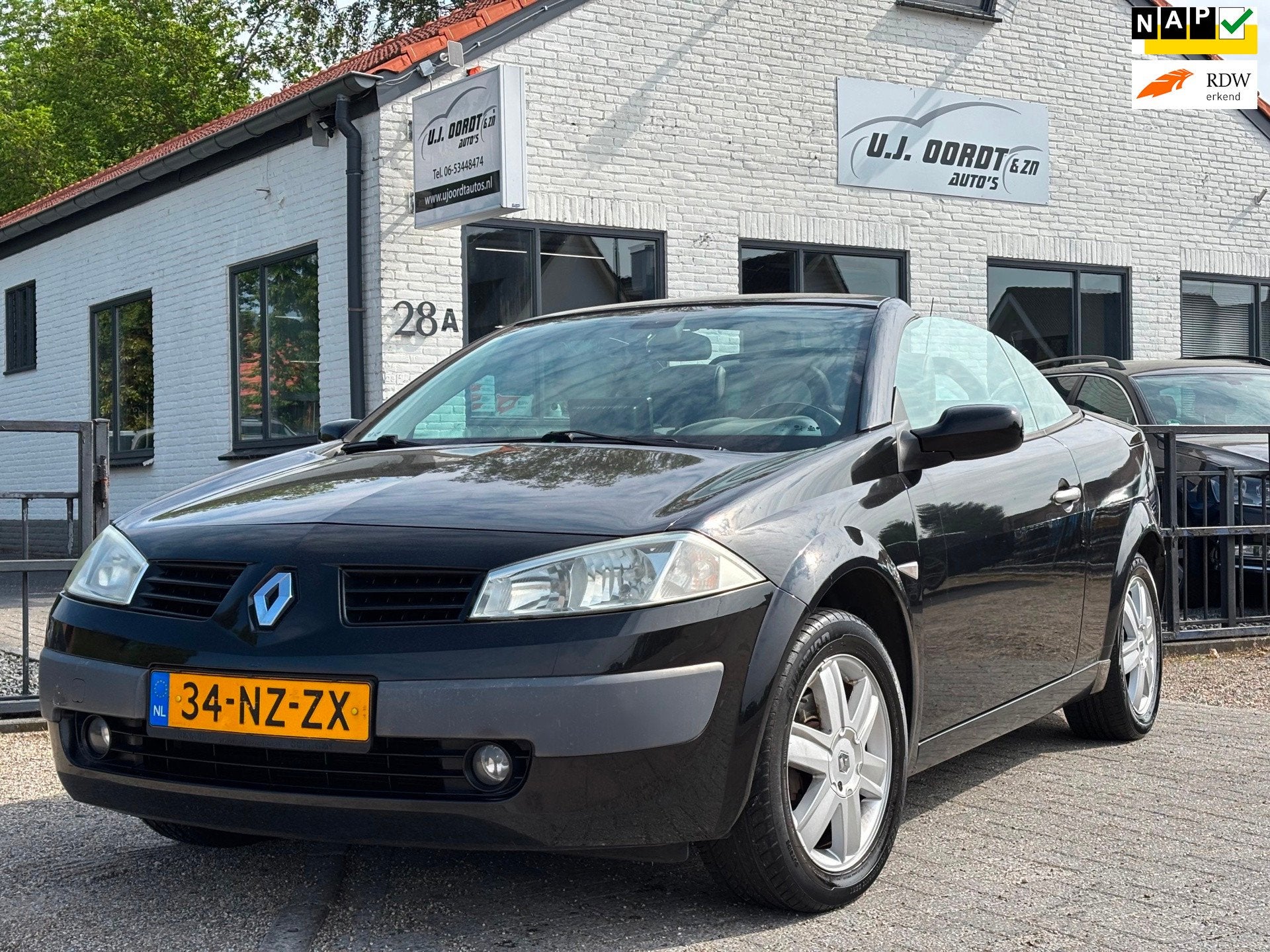 Renault Mégane Coupé-Cabriolet 2.0-16V Privilège Luxe air, Auto's, 1998 cc, 135 pk, Gebruikt, 4 cilinders