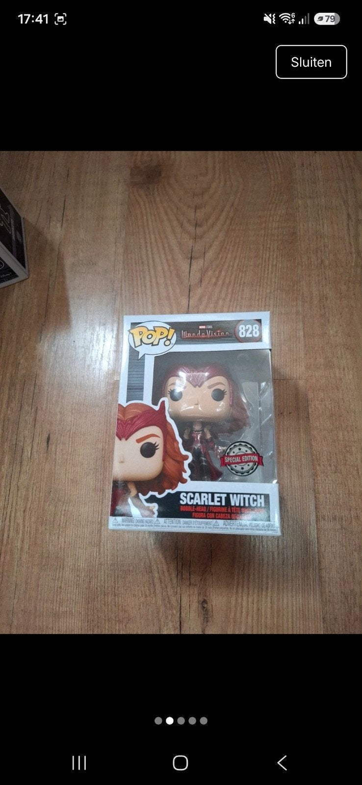 Funko Pop! WandaVision Scarlet Witch #828 Special Edition, Ophalen of Verzenden, Nieuw