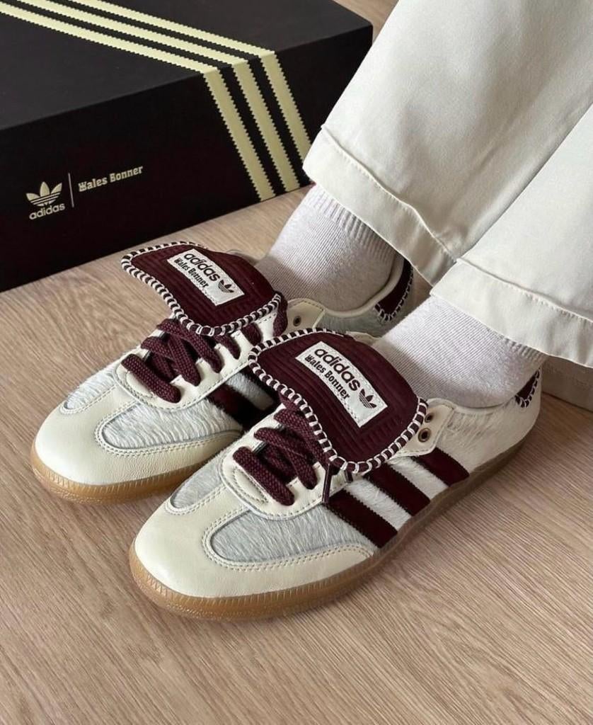 Adidas Samb Pony Tonął Wales Bonner Cream White 39 1/3, Ophalen of Verzenden, Nieuw, Wit, Sneakers of Gympen