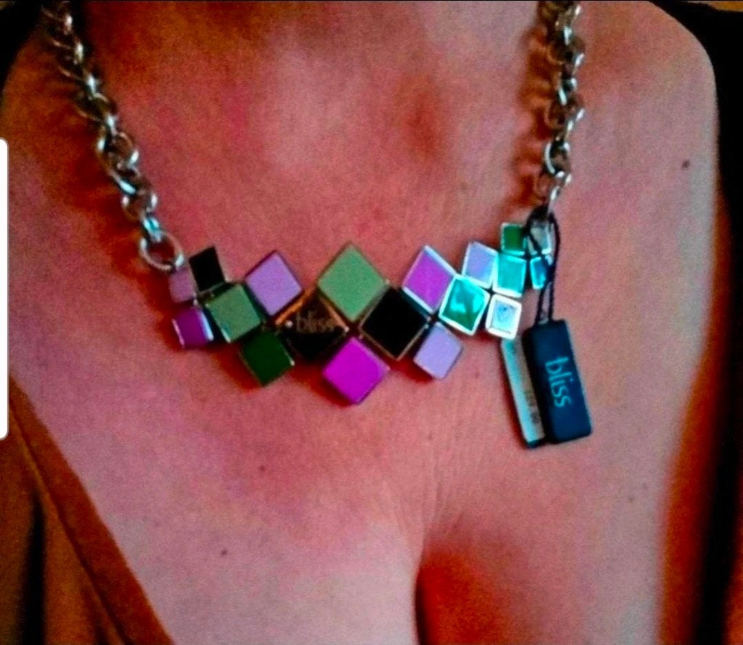 Bliss Gioielli Woman in Steel ketting - 2 kanten draagbaar, Overige materialen, Verstelbaar, Overige kleuren, Nieuw