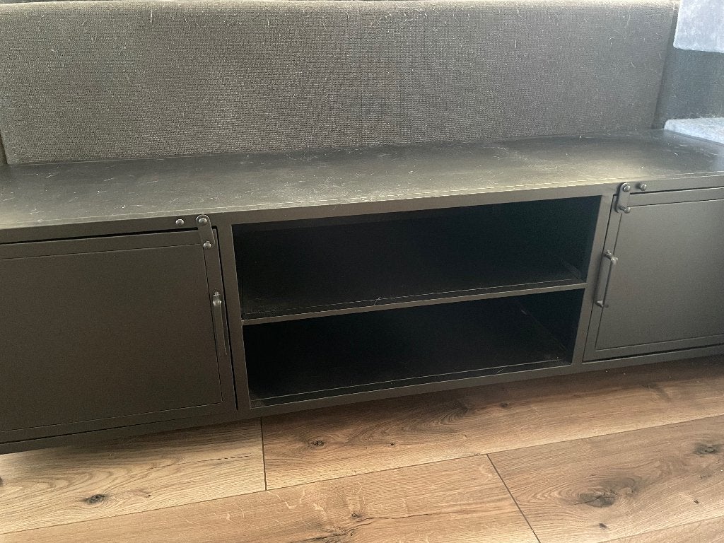 Metalen tv kast, Ophalen, Minder dan 50 cm, Zo goed als nieuw, Minder dan 100 cm