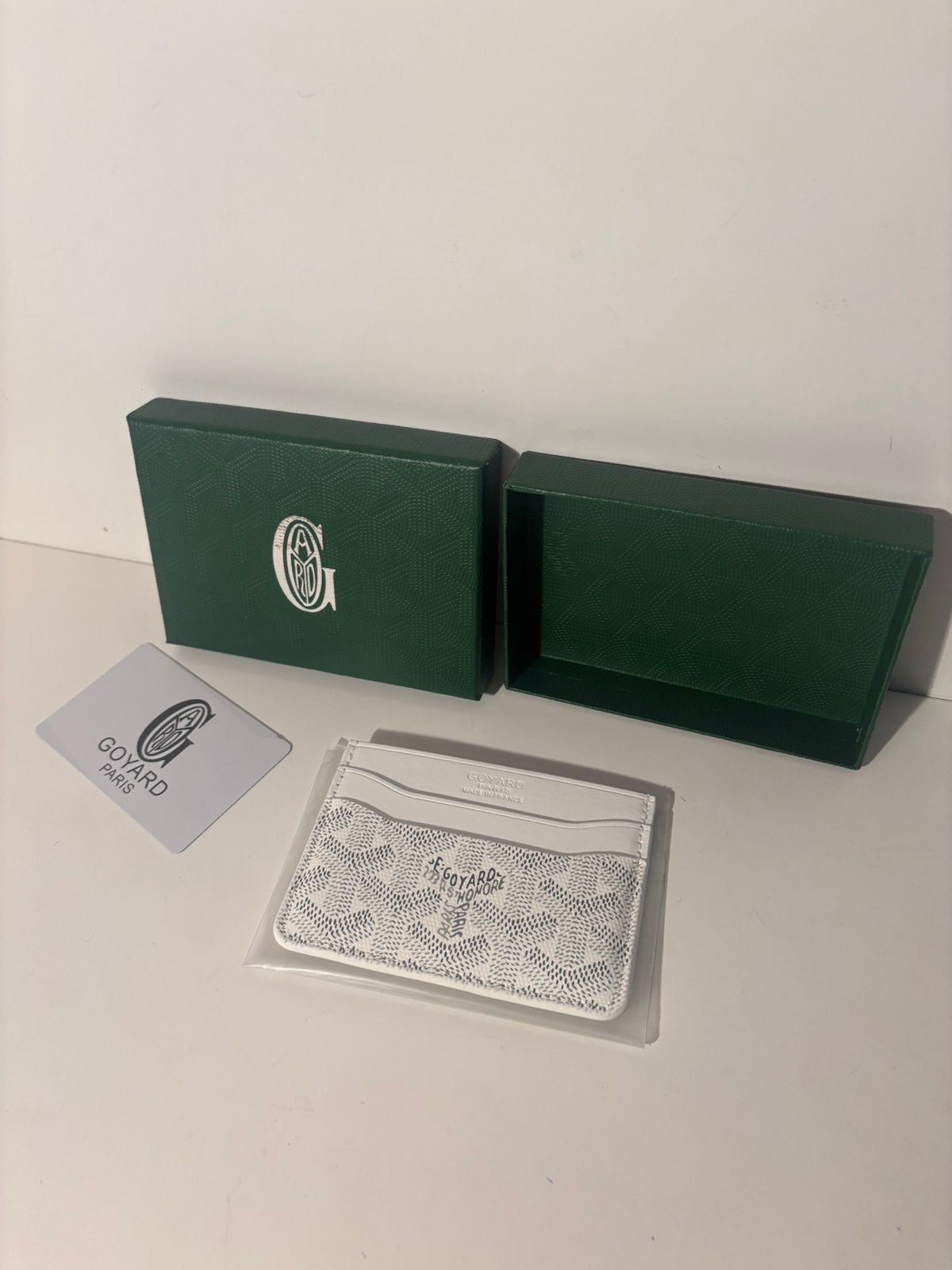 Luxe Goyard pasjeshouder | Meerdere kleuren beschikbaar, Ophalen of Verzenden, Nieuw, Wit, Overige merken