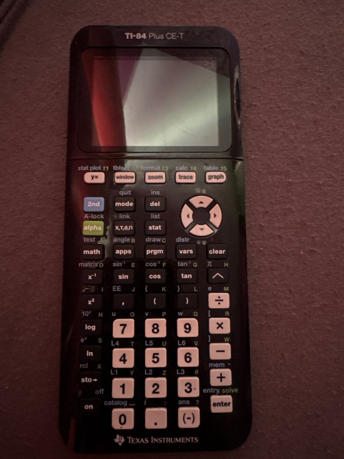 Texas Instruments TI-84 Plus CE-T Grafische Rekenmachine, Ophalen of Verzenden, Grafische rekenmachine, Zo goed als nieuw