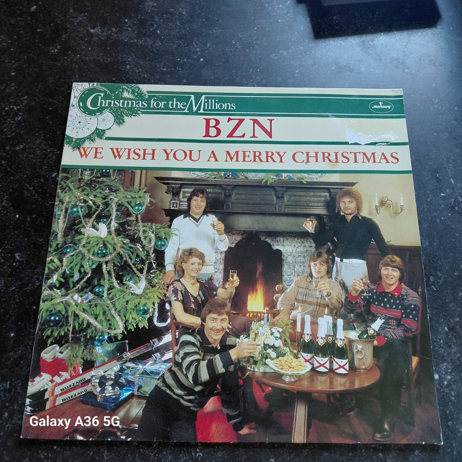 BZN - We Wish You A Merry Christmas LP (Kerstmuziek), LP, Gebruikt, Ophalen of Verzenden, Pop