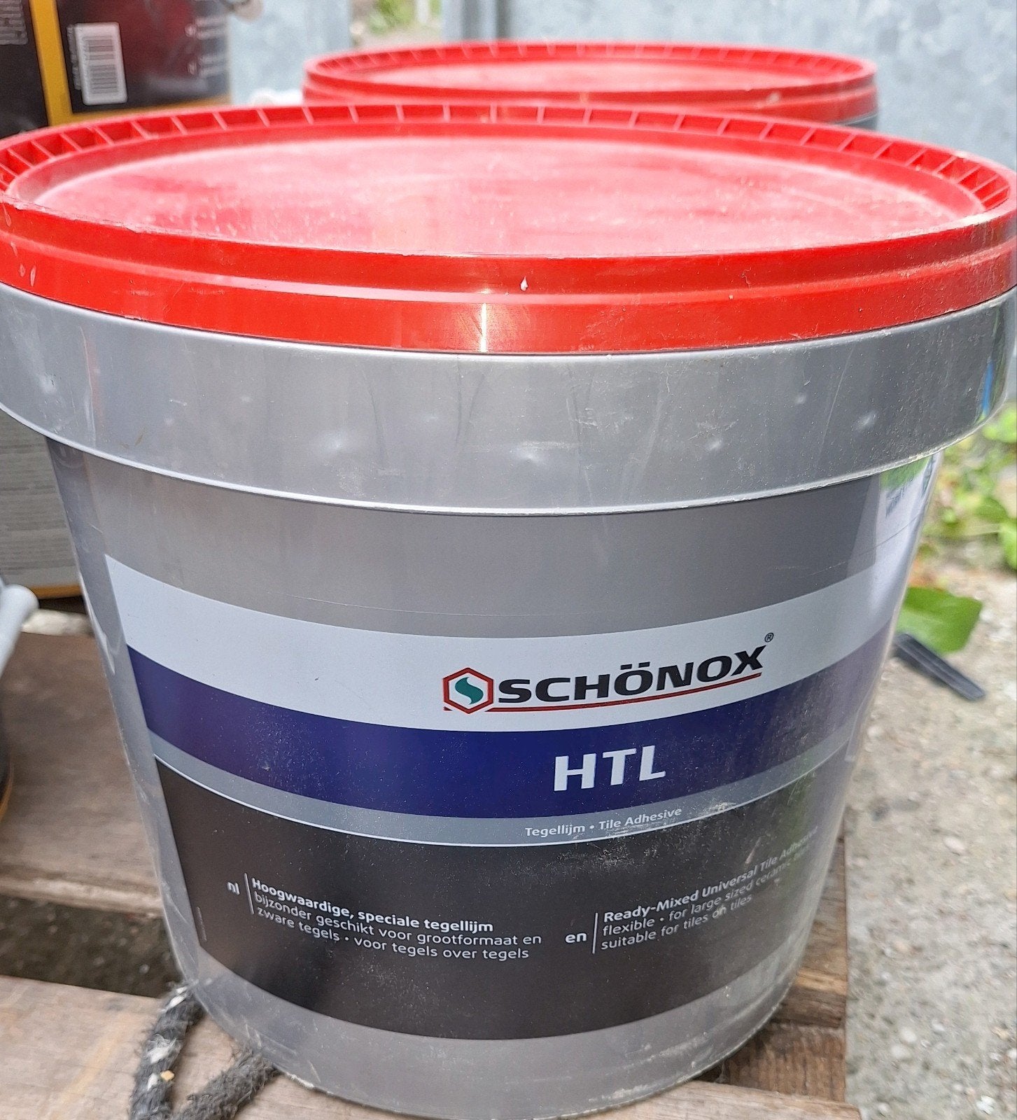 Schönox HTL Pastalijm Tegellijm 16 KG - 4x , €60 p.s., Ophalen, Overige materialen, Wandtegels, Nieuw