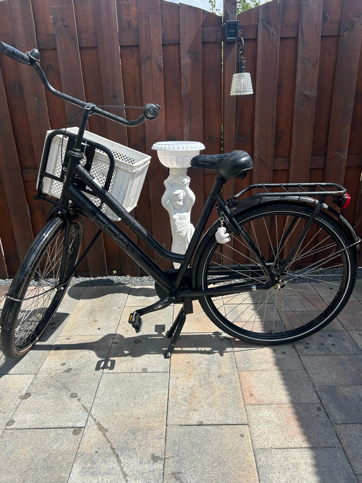 Zwarte fiets inch 26, Overige merken, Gebruikt, Versnellingen, Ophalen of Verzenden