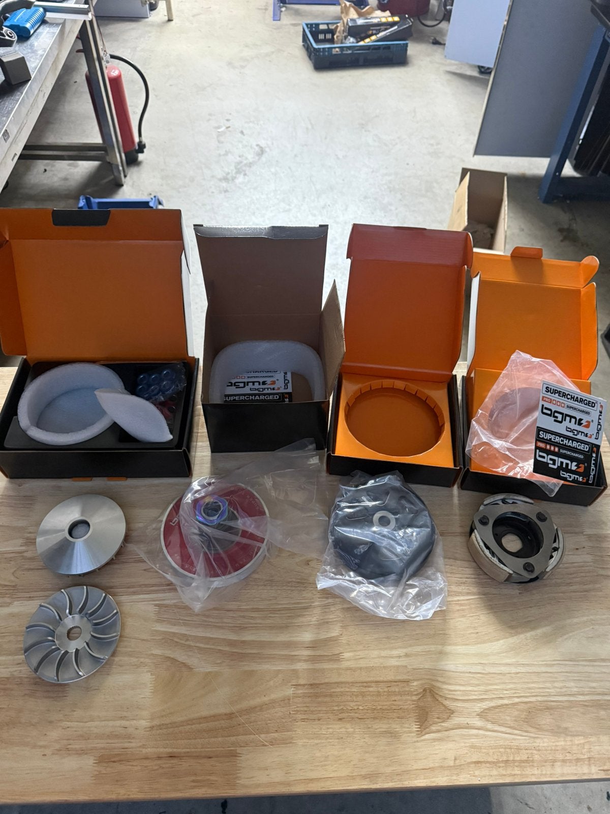 Vario set BGM Evolution Piaggio I-Get AC Vespa Primavera 125, Motoren, Tuning en Styling, Ophalen of Verzenden