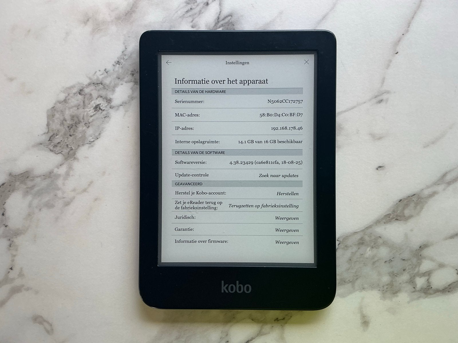 Kobo Clara 2E, Gebruikt, Rakutenkobo.com, Toronto Canada, Ophalen of Verzenden