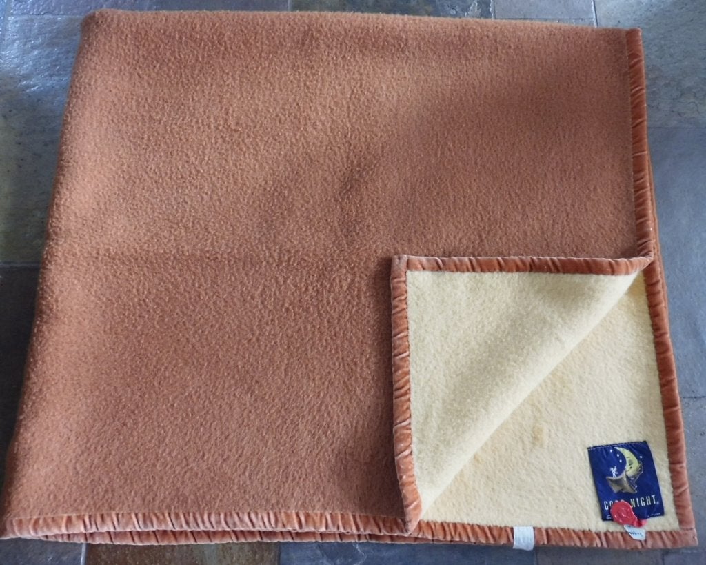 ZGAN wollen Good Night deken 210 x 185 wol plaid kleed, Ophalen, Zo goed als nieuw