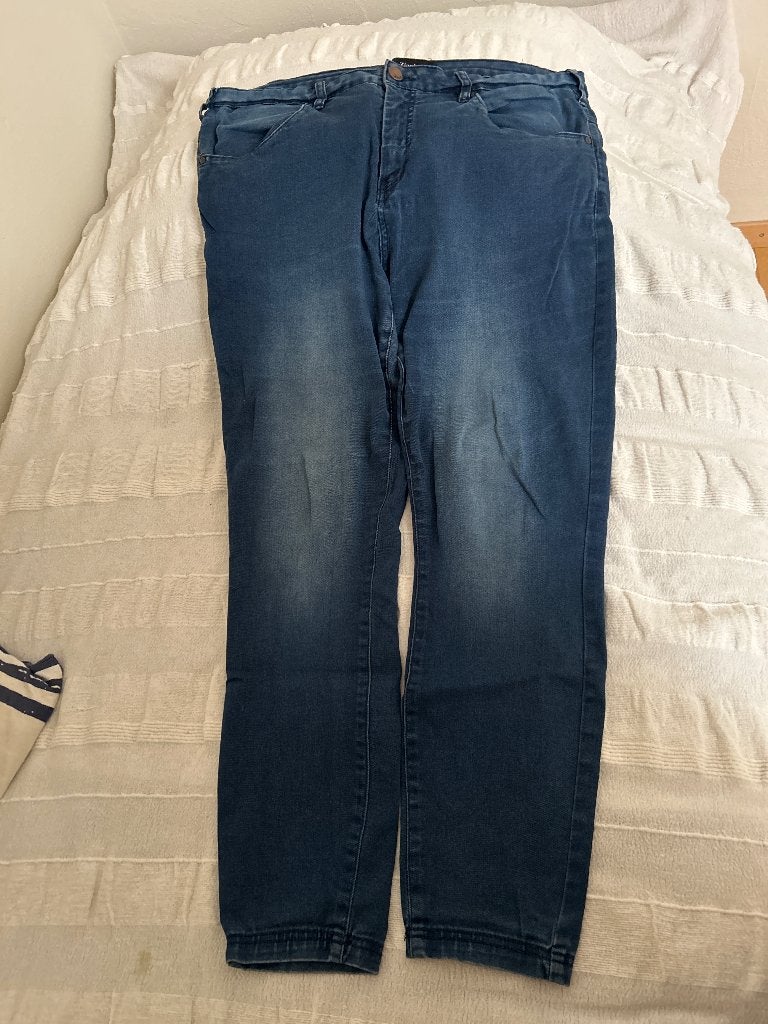 Zizzi Amy jeans 50/78 blauw, Zizzi, Blauw, Ophalen of Verzenden, Zo goed als nieuw