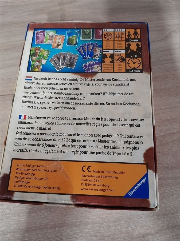 Koehandel Master - kaartspel - s3902, Verzenden, Zo goed als nieuw