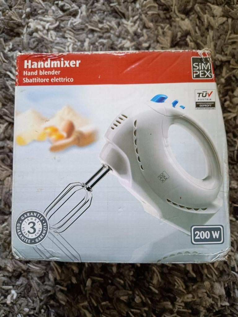 Handmixer nieuw staat. 200w VASTE PRIJS, Ophalen, Zo goed als nieuw