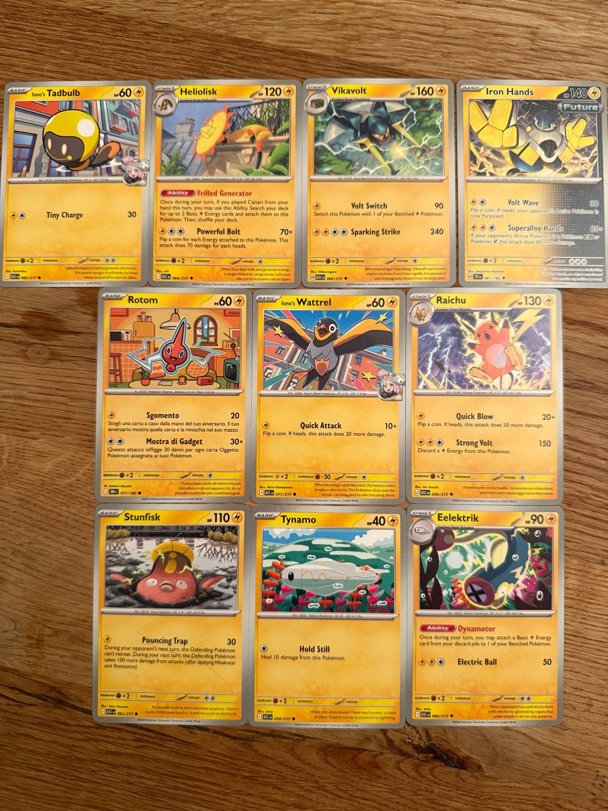 Pokémon Card * ELECTRIC * COMMON *, Ophalen of Verzenden, Zo goed als nieuw, Meerdere kaarten