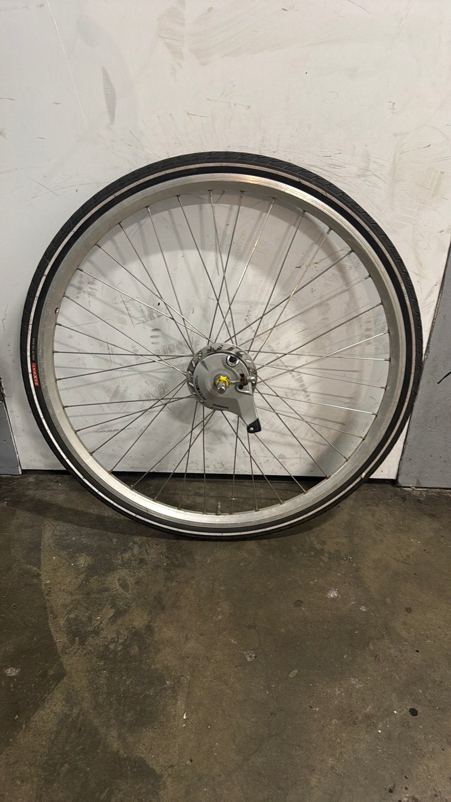 achterwiel 28 inch met 3 versnellingen, Fietsen en Brommers, Gebruikt, Aluminium, Stadsfiets, Ophalen