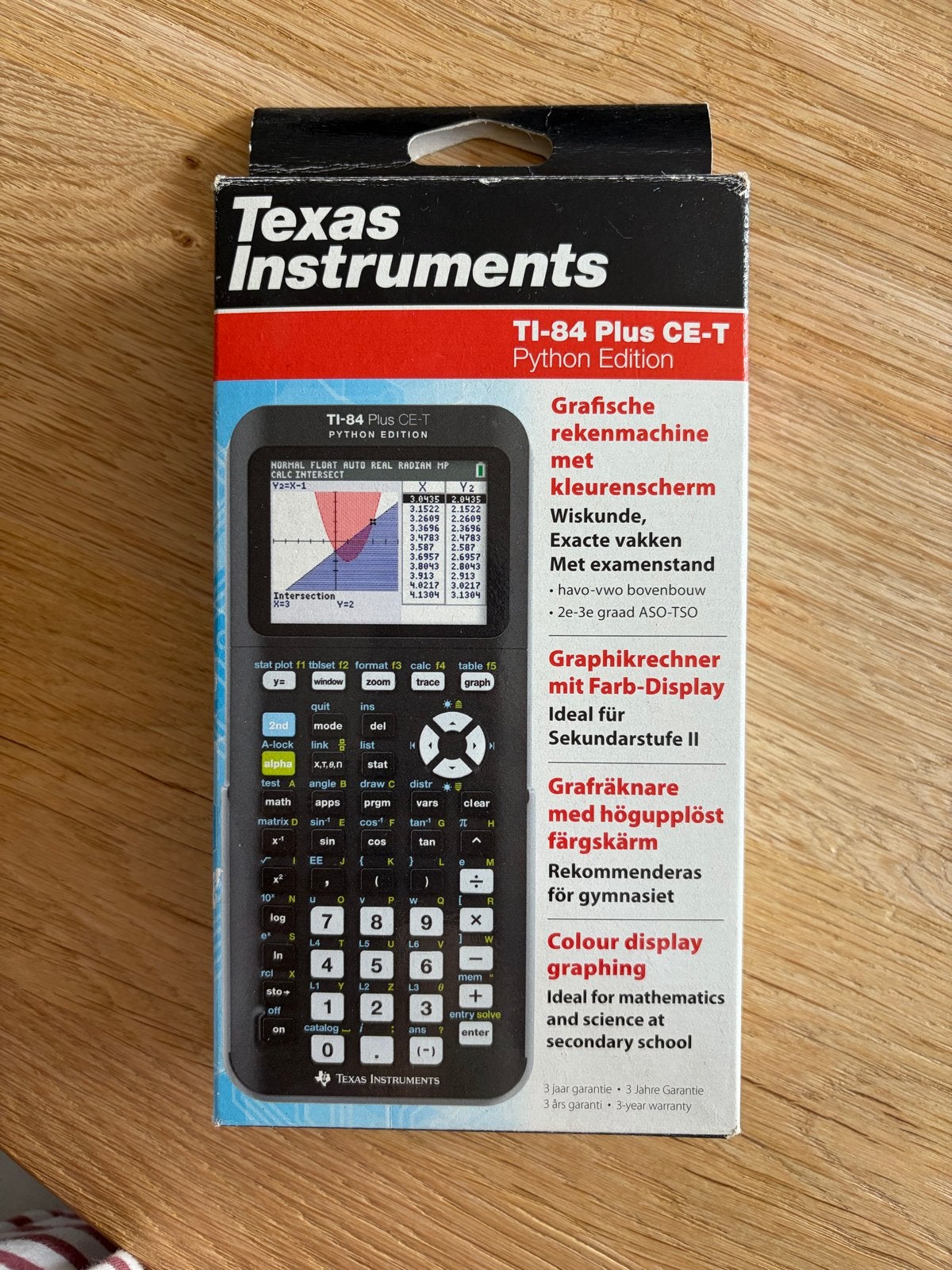 TI-84 Plus CE-T - Texas Instruments - Grafische rekenmachine, Verzenden, Grafische rekenmachine, Gebruikt