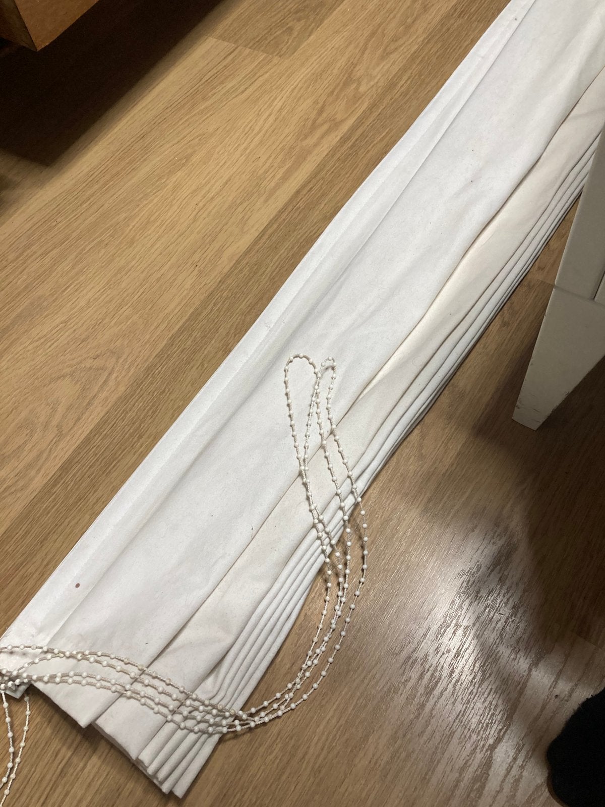 2 stuks vouwgordijn, Ophalen, Gebruikt, Wit, 50 tot 100 cm