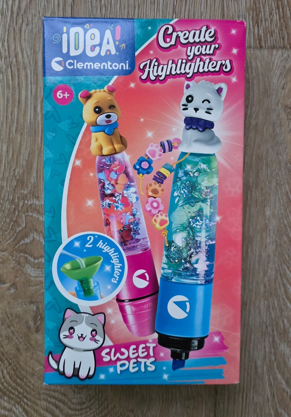 Clementoni iDEA! Create your Highlighters Sweet Pets, Ophalen of Verzenden, Nieuw, Knutselen