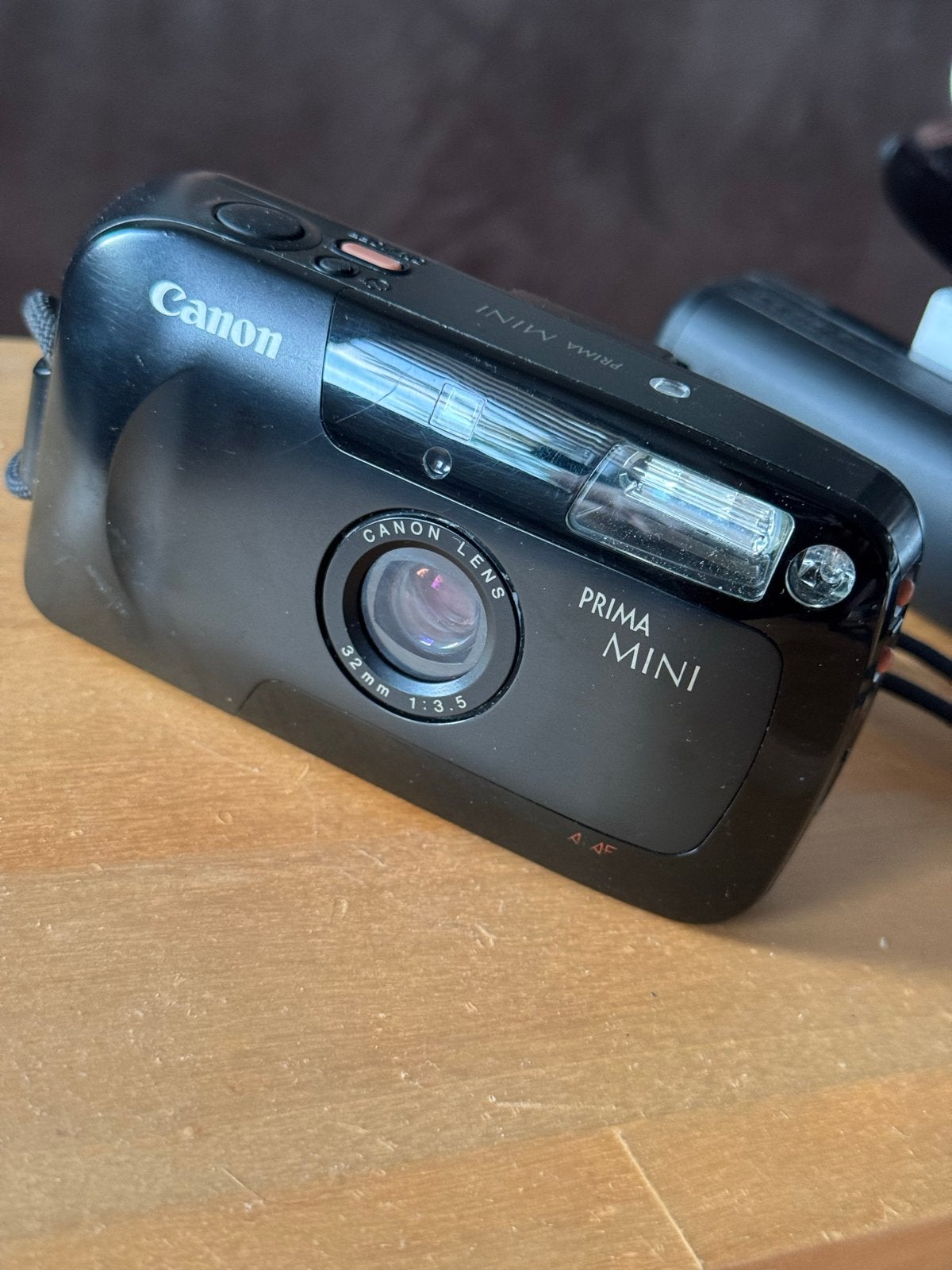 Canon Prima Mini compactcamera 35mm f3.5 film camera, Audio, Tv en Foto, Fotocamera's Analoog, Ophalen of Verzenden, Zo goed als nieuw