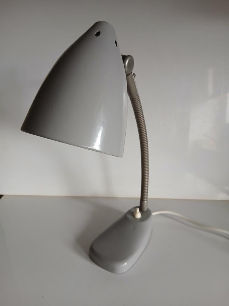 Hala Zeist H. Busquet Bureaulamp, Gebruikt, Ophalen of Verzenden, Mid Century, Metaal